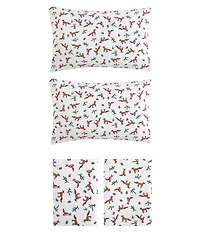 Eddie Bauer Fox Trail Flannel Cotton Sheet Set
