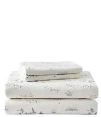 Eddie Bauer Geese Meadow Printed Flannel Sheet Set