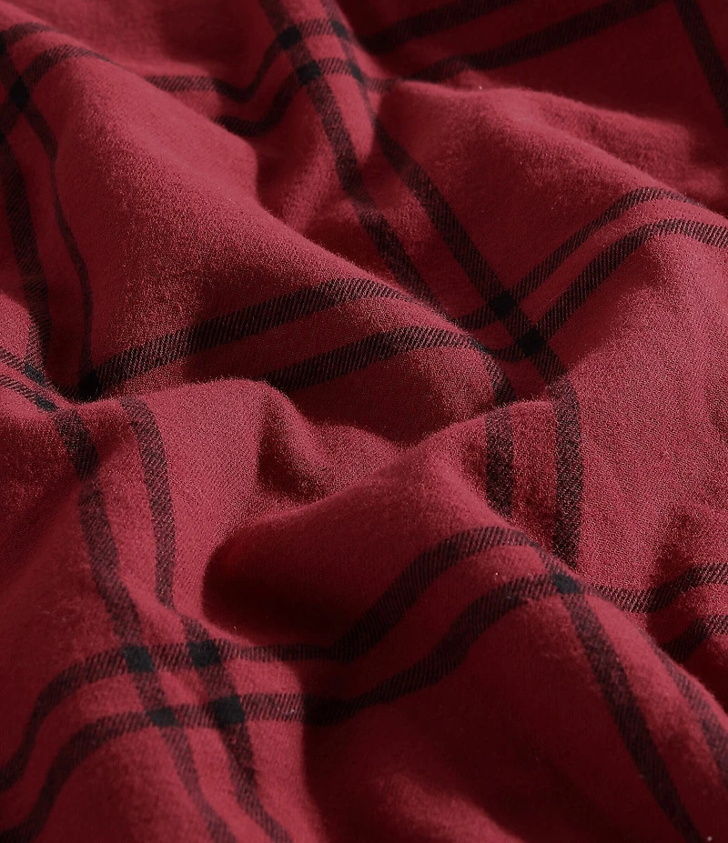 Eddie Bauer Kettle Falls Plaid Sherpa Throw
