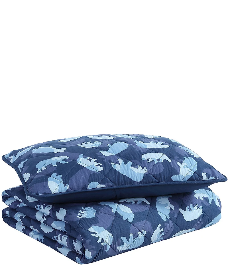 Eddie Bauer Kids' Camp Camo Reversible Quilt Mini Set