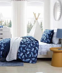 Eddie Bauer Kids' Camp Camo Reversible Quilt Mini Set