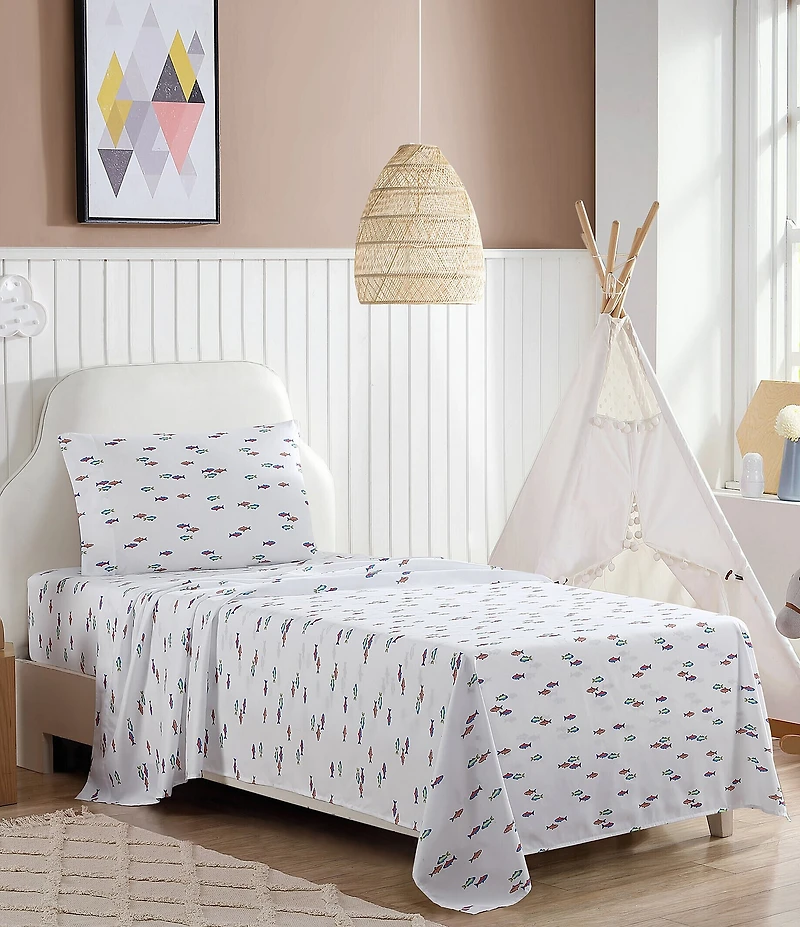 Eddie Bauer Kids' Fish Lake Microfiber Sheet Set