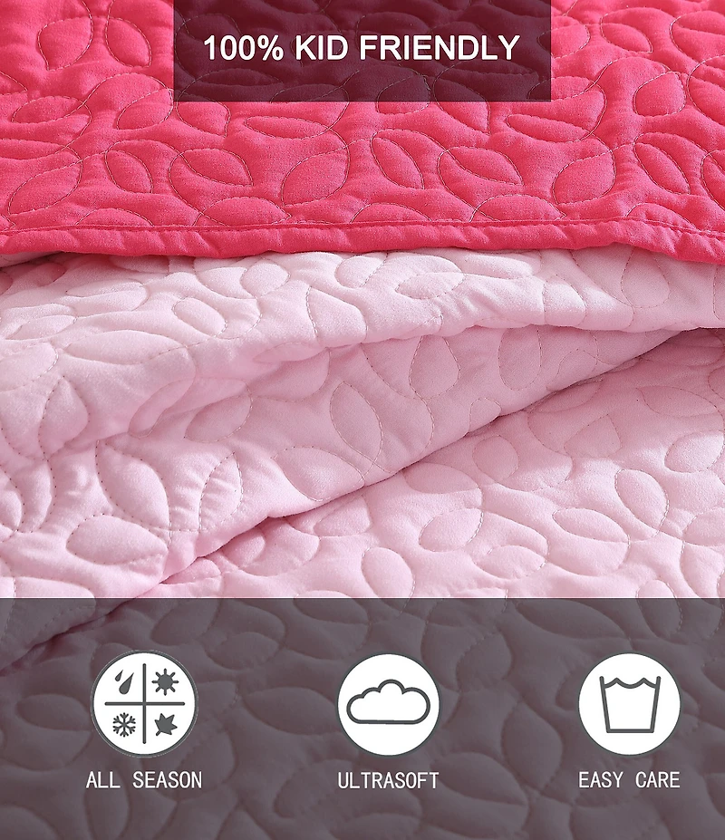 Eddie Bauer Kids' Garden Stitch Reversible Quilt Mini Set