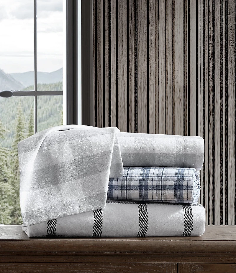 Eddie Bauer Lakehouse Plaid Flannel Sheet Set