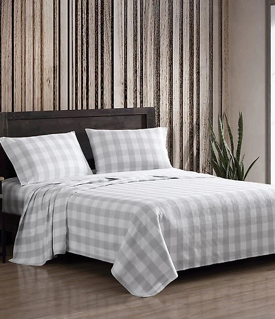 Eddie Bauer Lakehouse Plaid Flannel Sheet Set