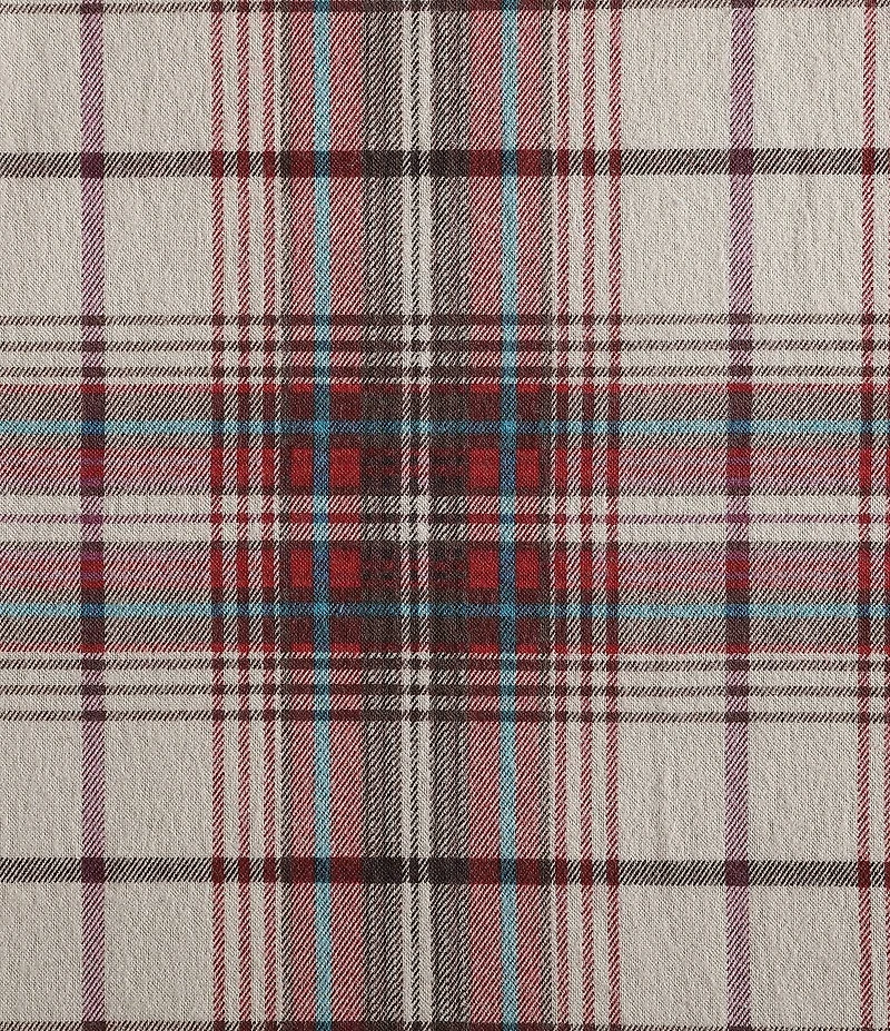Eddie Bauer Montlake Plaid Red Flannel Sheet Set