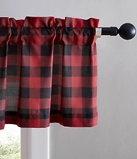 Eddie Bauer Mountain Plaid Pole Top Window Valance