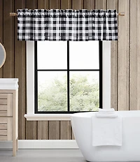 Eddie Bauer Mountain Plaid Pole Top Window Valance