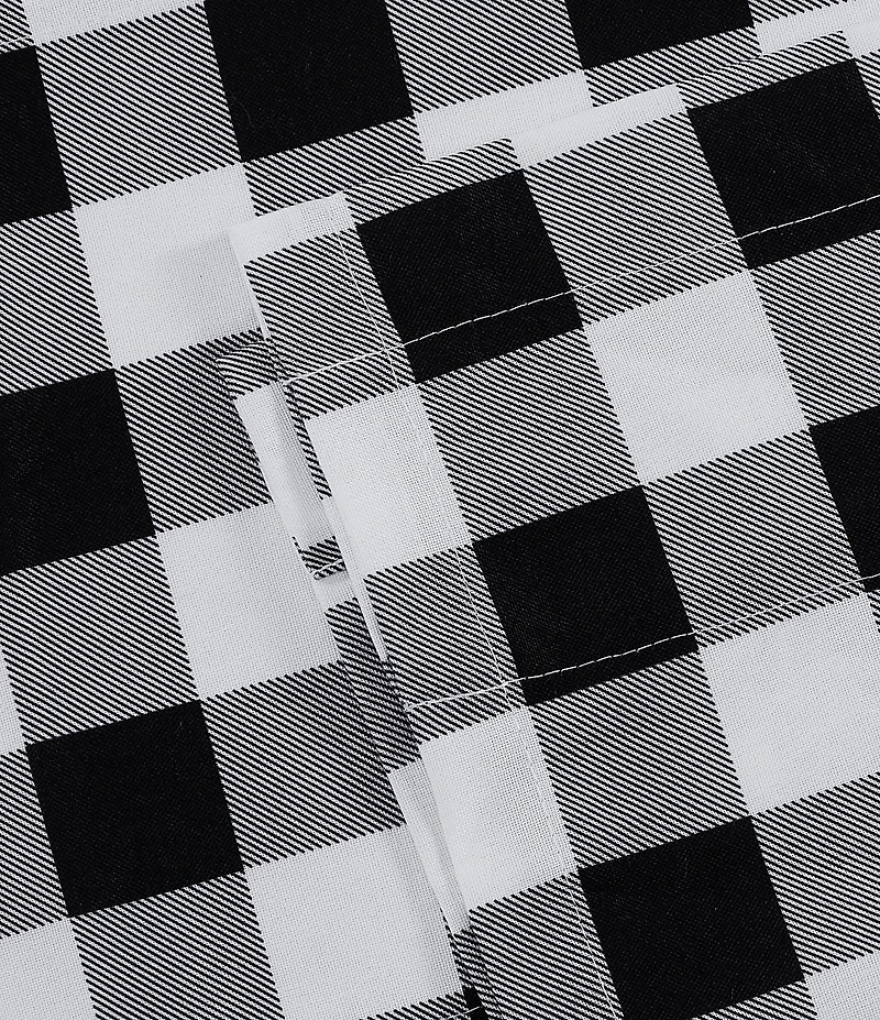 Eddie Bauer Mountain Plaid Pole Top Window Valance