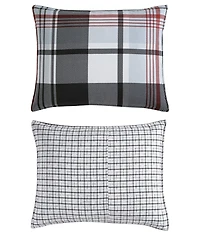 Eddie Bauer Normandy Plaid Micro Suede Reversible Comforter Mini Set