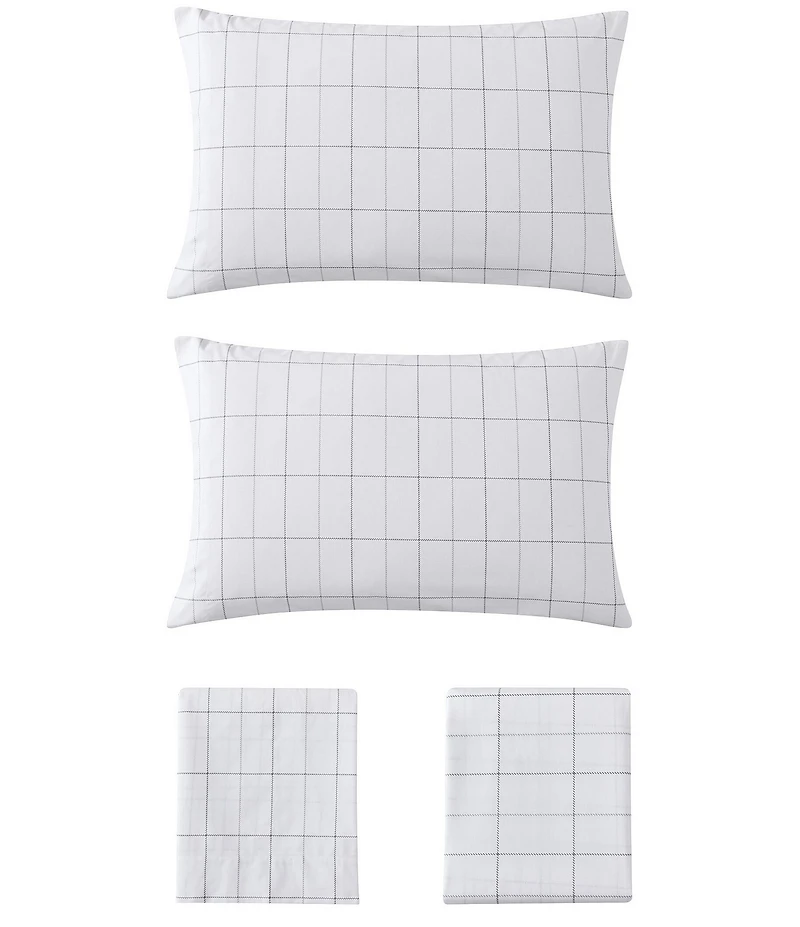 Eddie Bauer Northern Plaid Cotton Percale Sheet Set