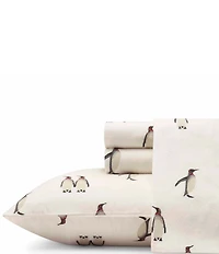 Eddie Bauer Rookeries Penguin Flannel Sheet Set