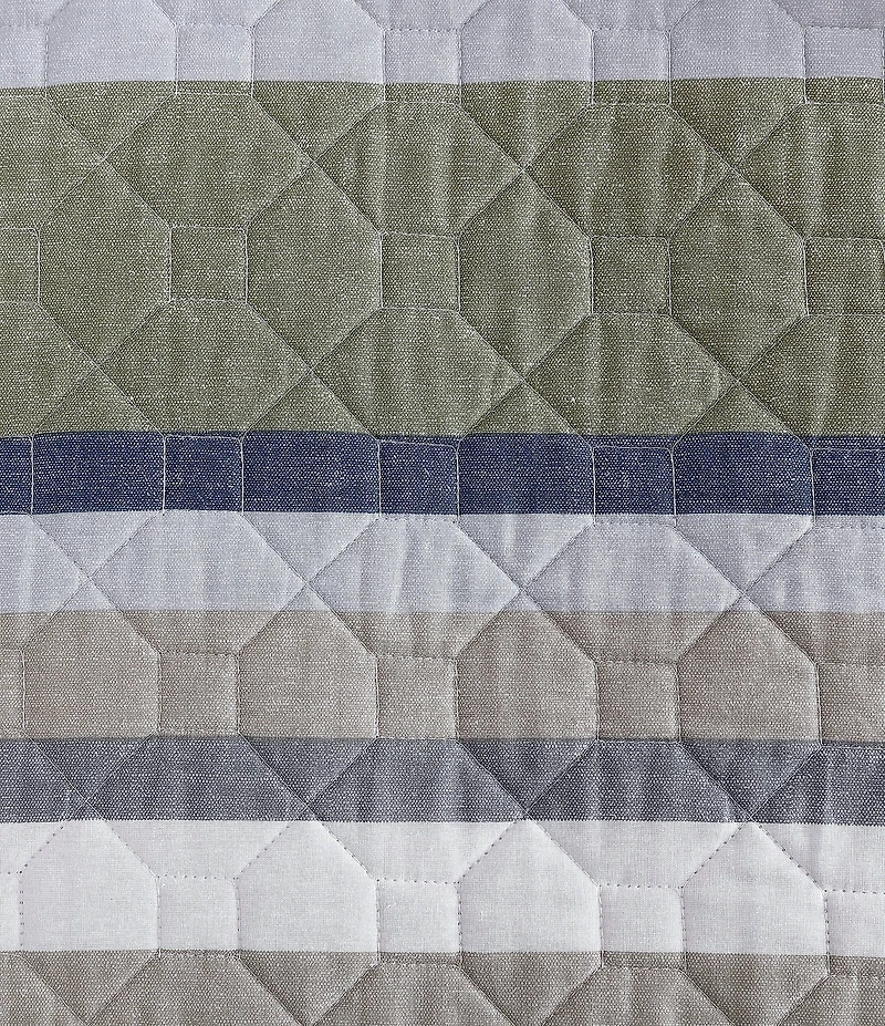 Eddie Bauer Salmon Ladder Striped Quilt Mini Set