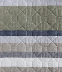 Eddie Bauer Salmon Ladder Striped Quilt Mini Set