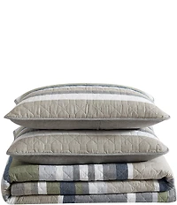 Eddie Bauer Salmon Ladder Striped Quilt Mini Set