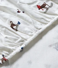 Eddie Bauer Ski Patrol Cotton Flannel Sheet Set