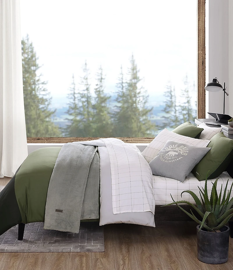 Eddie Bauer Skyline Striped Reversible Comforter Mini Set
