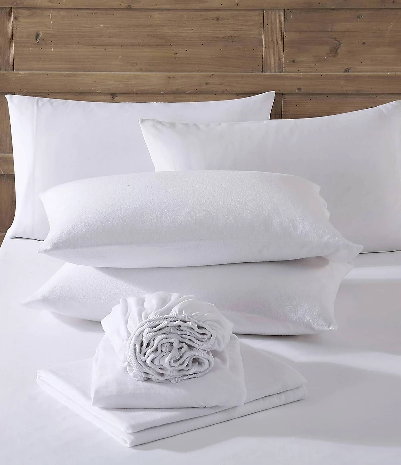 Eddie Bauer Solid Flannel Sheet Set