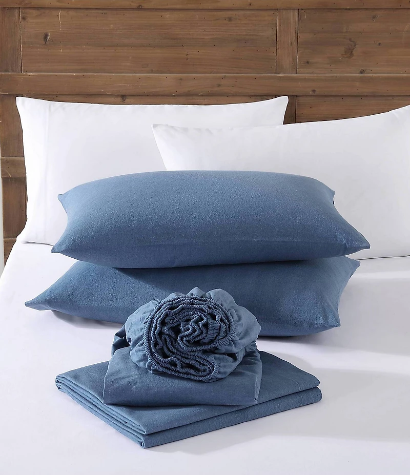 Eddie Bauer Solid Flannel Sheet Set