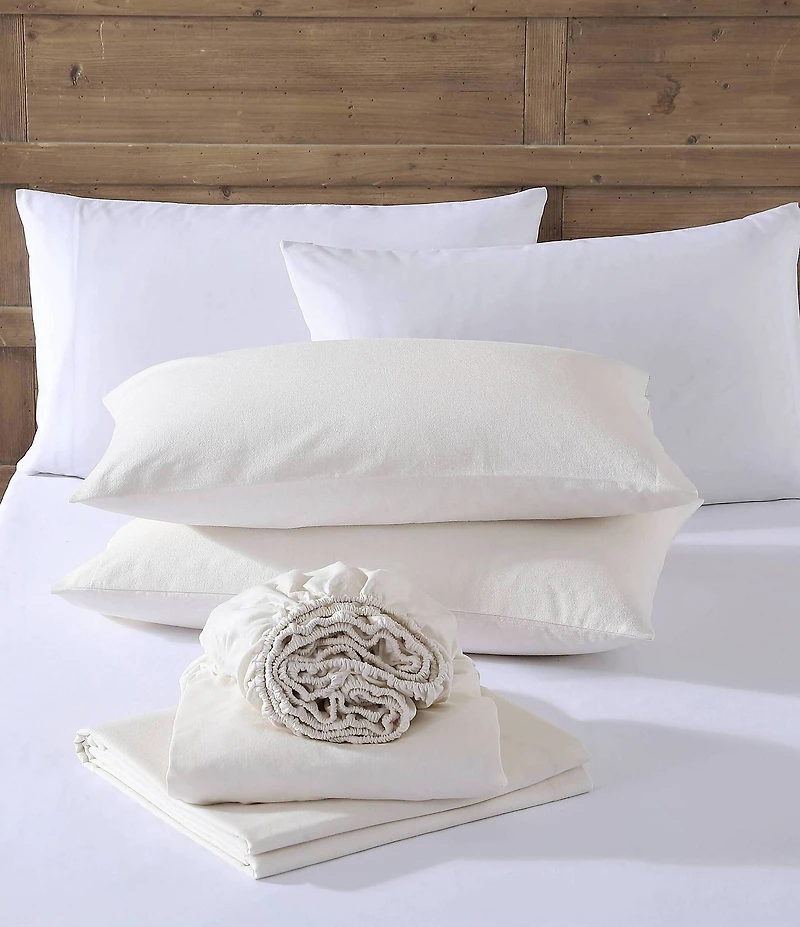 Eddie Bauer Solid Flannel Sheet Set