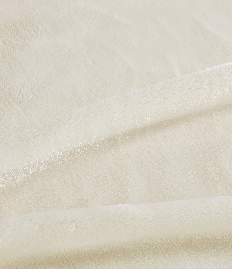 Eddie Bauer Ultra Soft Plush Solid Microfiber Bed Blanket