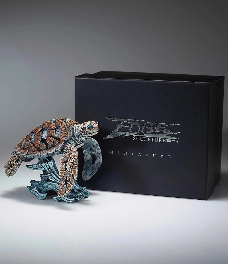 Edge Sculpture by Enesco Edges Mini Sea Turtle Figurine