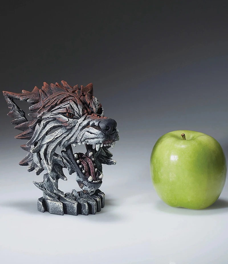 Edge Sculpture by Enesco Mini Wolf Bust Figurine