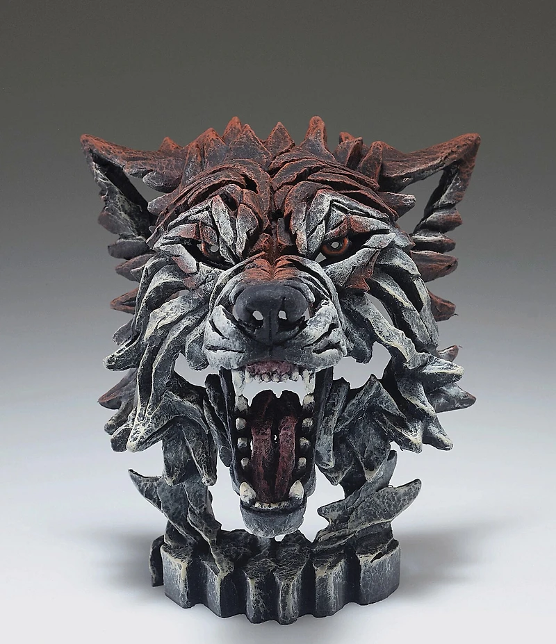 Edge Sculpture by Enesco Mini Wolf Bust Figurine