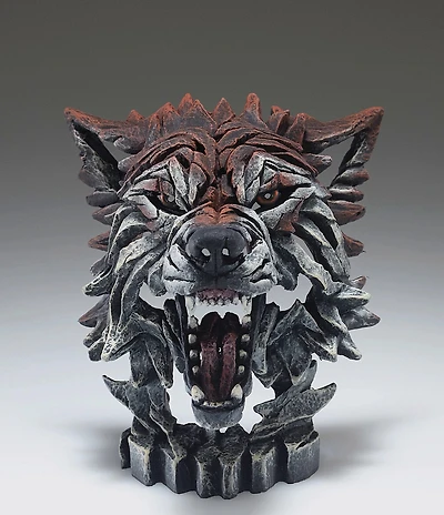 Edge Sculpture by Enesco Mini Wolf Bust Figurine