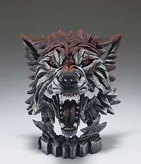 Edge Sculpture by Enesco Mini Wolf Bust Figurine