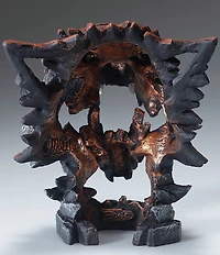 Edge Sculpture by Enesco Mini Wolf Bust Figurine