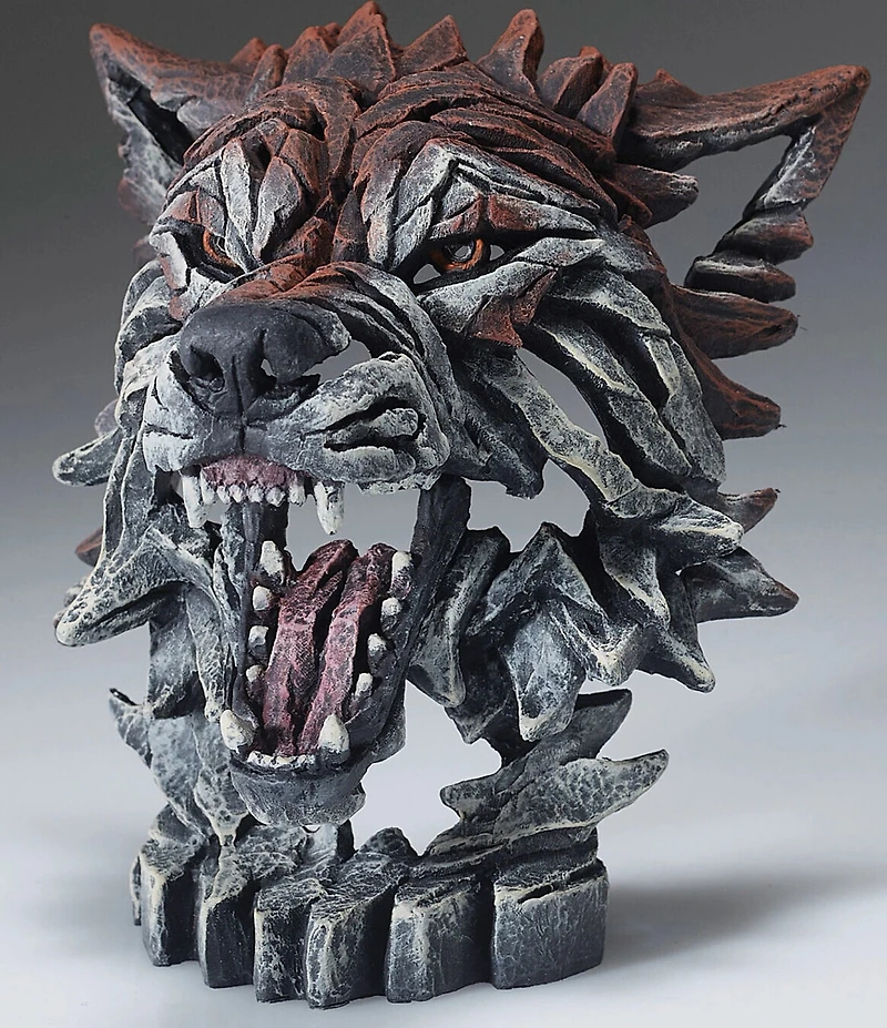 Edge Sculpture by Enesco Mini Wolf Bust Figurine