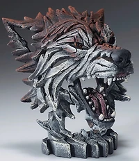 Edge Sculpture by Enesco Mini Wolf Bust Figurine