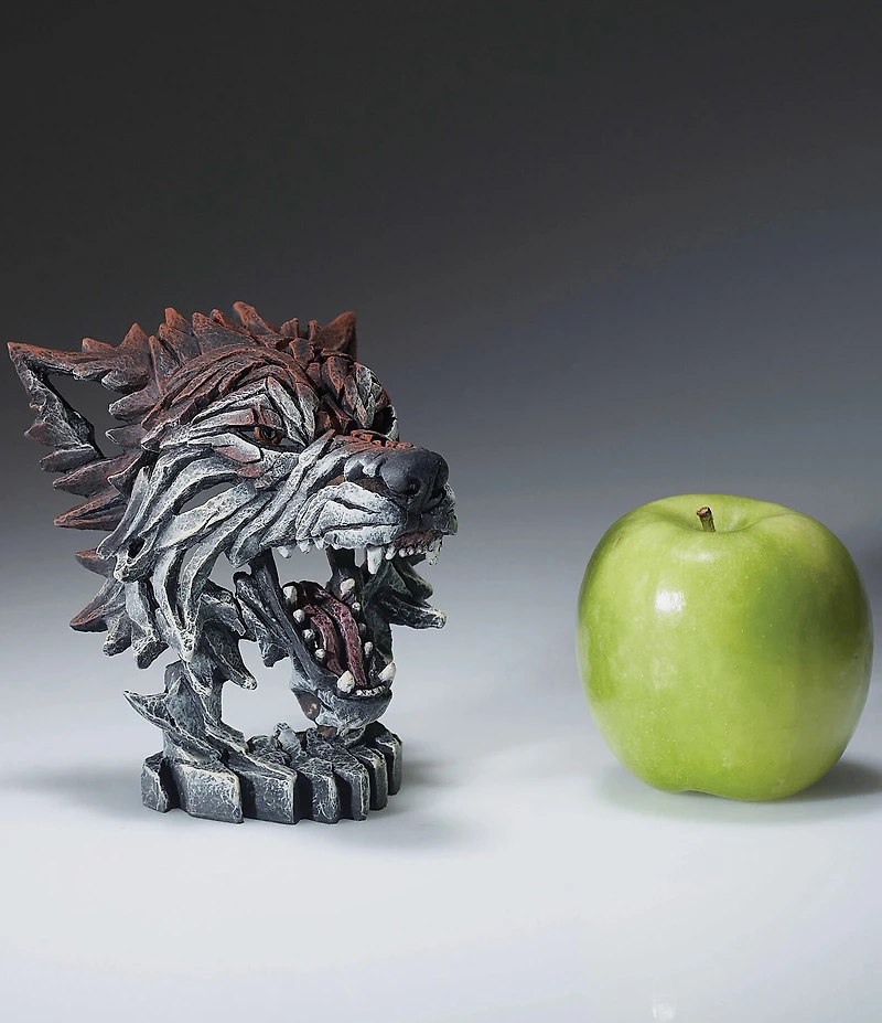 Edge Sculpture by Enesco Mini Wolf Bust Figurine