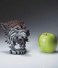 Edge Sculpture by Enesco Mini Wolf Bust Figurine