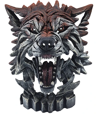 Edge Sculpture by Enesco Mini Wolf Bust Figurine