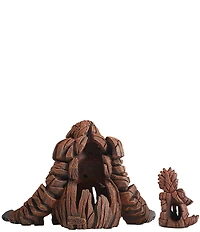 Edge Sculpture by Enesco Miniature Orangutan Figurine, Set of 2