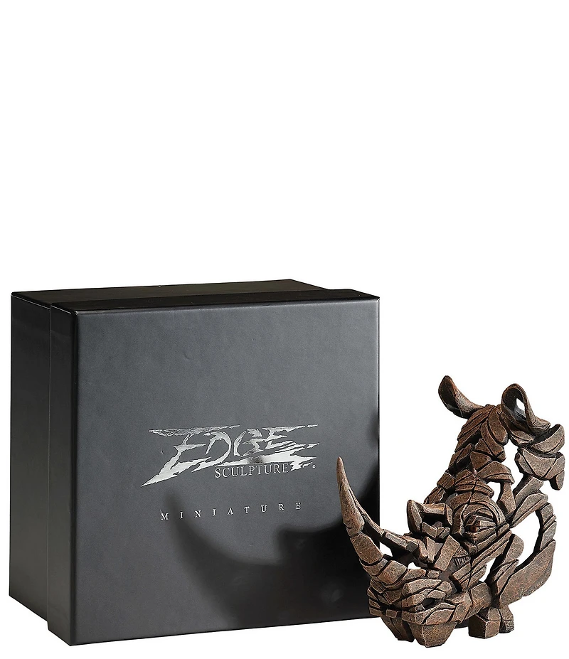 Edge Sculpture by Enesco Miniature Rhinoceros Bust