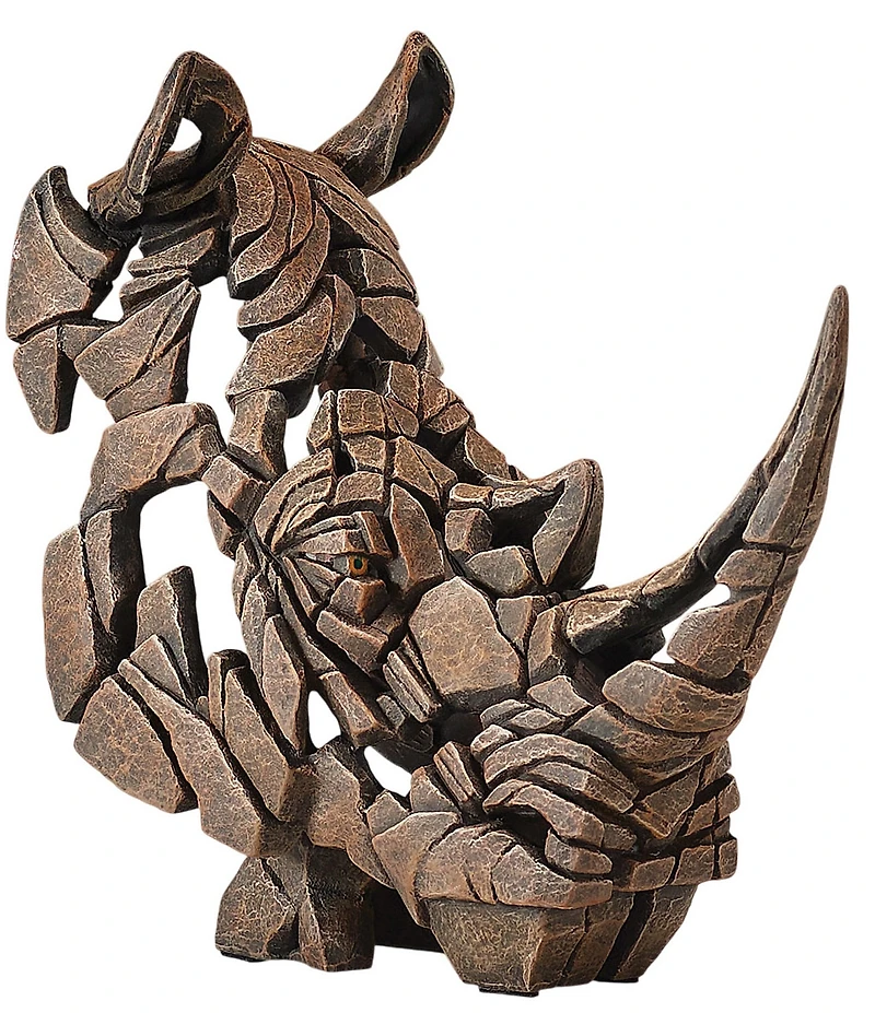 Edge Sculpture by Enesco Miniature Rhinoceros Bust