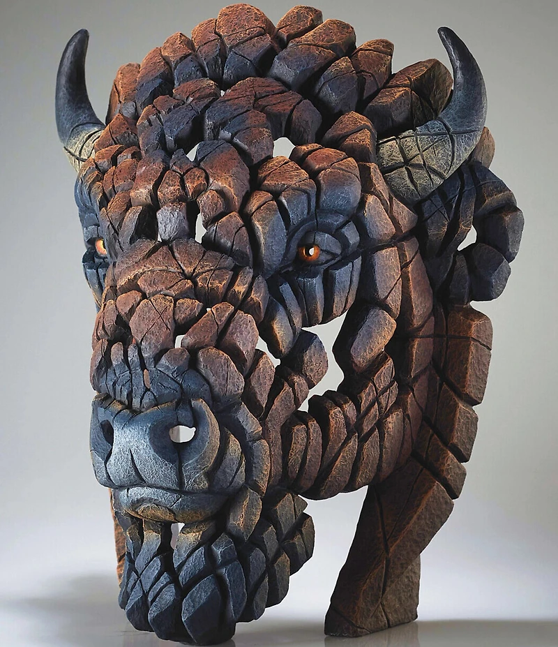 Edge Sculpture by Enesco North American Bison Bust