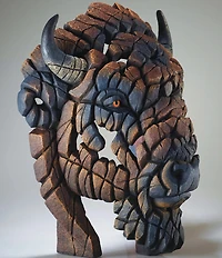 Edge Sculpture by Enesco North American Bison Bust