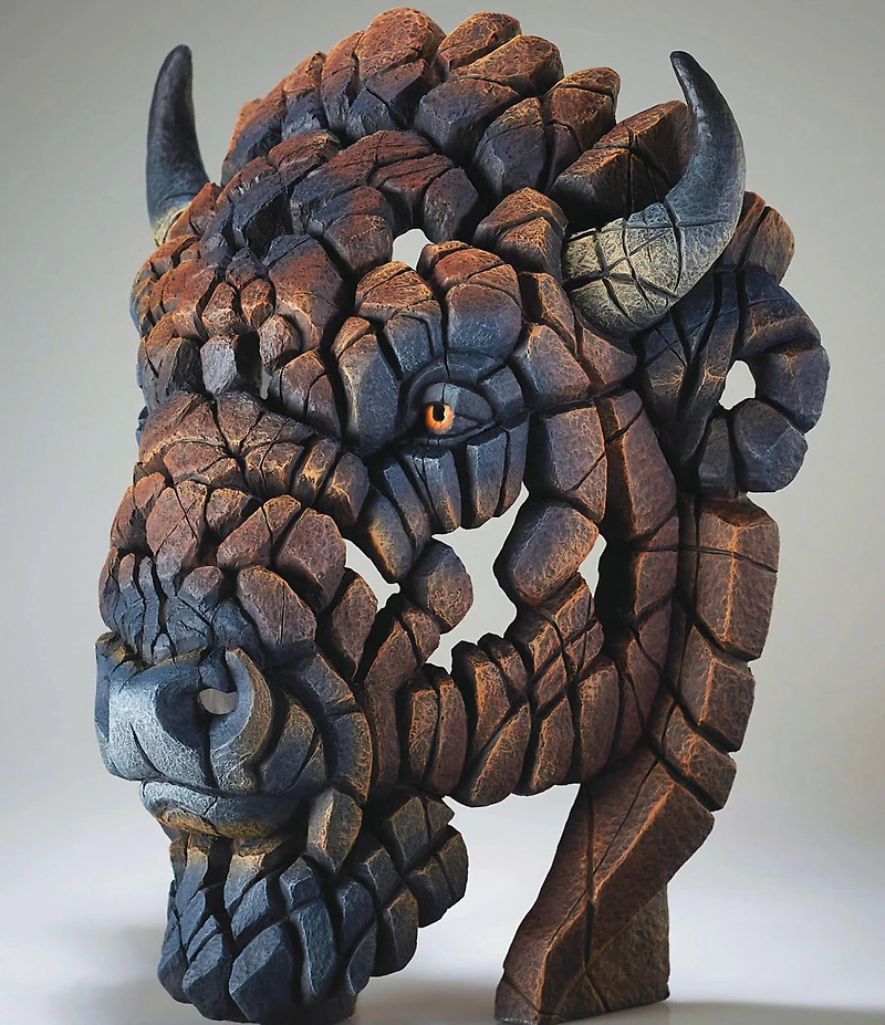 Edge Sculpture by Enesco North American Bison Bust