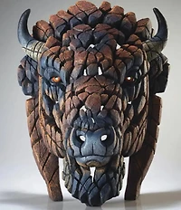 Edge Sculpture by Enesco North American Bison Bust