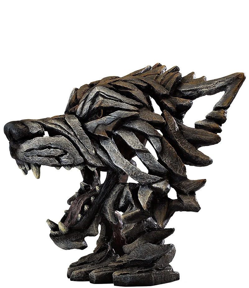Edge Sculpture by Enesco Wolf Bust
