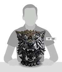 Edge Sculpture by Enesco Wolf Bust