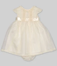 Edgehill Collection Baby Girls Lace Heirloom Collection Dress