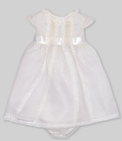 Edgehill Collection Baby Girls Lace Heirloom Collection Dress
