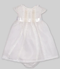 Edgehill Collection Baby Girls Lace Heirloom Collection Dress