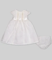 Edgehill Collection Baby Girls Lace Heirloom Collection Dress