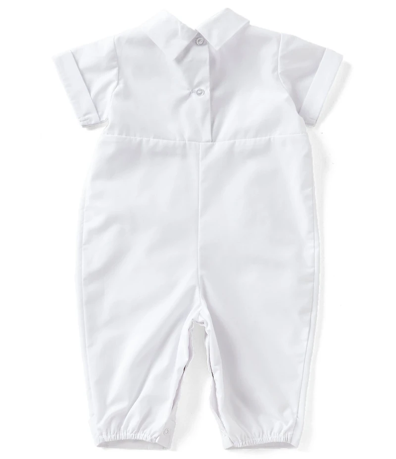 Edgehill Collection Baby Boy Pin Tucked Christening Coverall